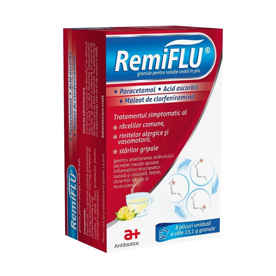 Remiflu gran pt sol orala x 8plic ATB