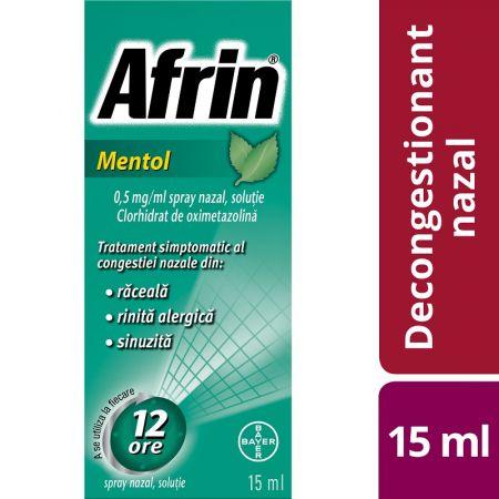 Afrin Mentol 0.5Mg/Ml X 15 Ml