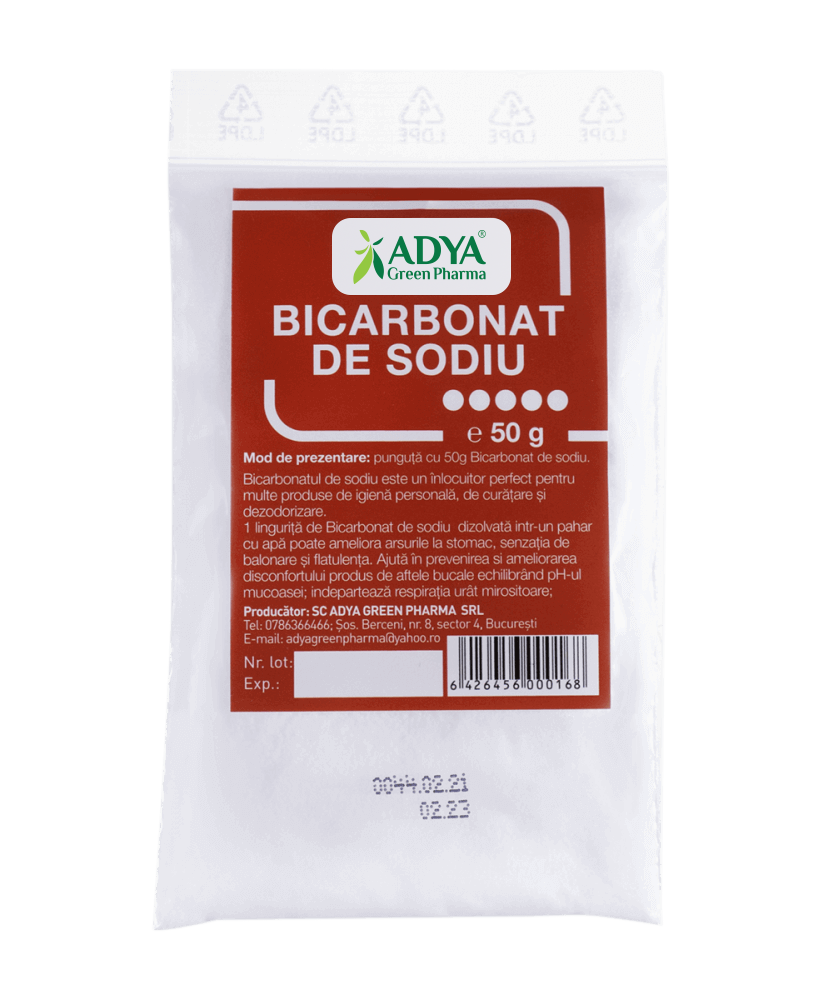Bicarbonat De Sodiu X 50 G Adya