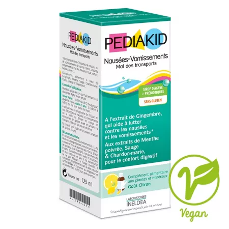 Pediakid Rau de Transport Sirop Menta X 125 Ml