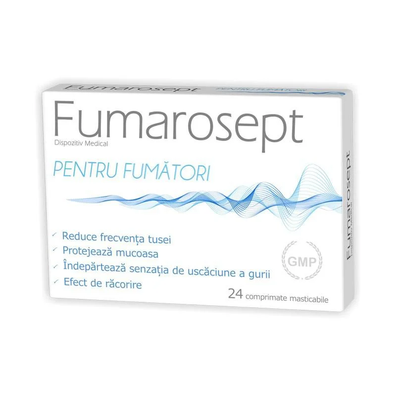 Zdrovit Fumarosept x 24 comprimate masticabile Zdrovit Fumarosept x 24 comprimate masticabile