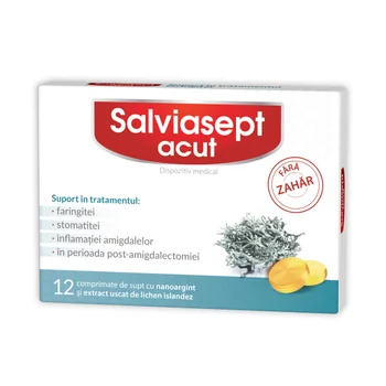 Zdrovit Salviasept Acut X 12Cpr