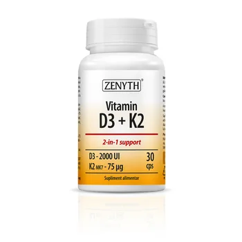 Zenyth Vitamina D3 + K2 X 30Cps