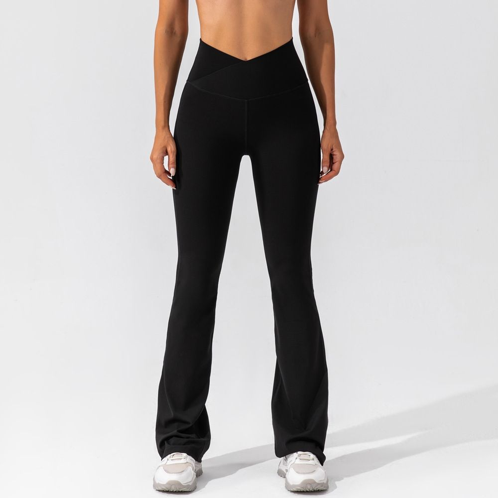 Colanti Flare Yoga, culoare Neagra, marime L