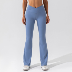 Colanti Flare Yoga, culoare Albastru deschis, marime L Colanti Flare Yoga, culoare Albastru deschis, marime L