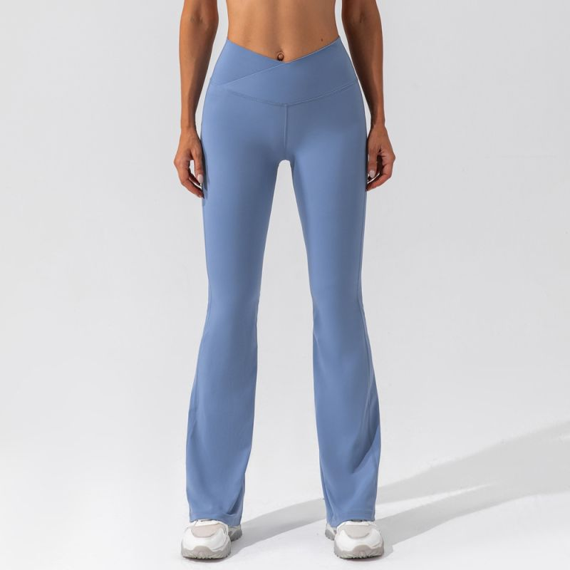 Colanti Flare Yoga, culoare Albastru deschis, marime L Colanti Flare Yoga, culoare Albastru deschis, marime L