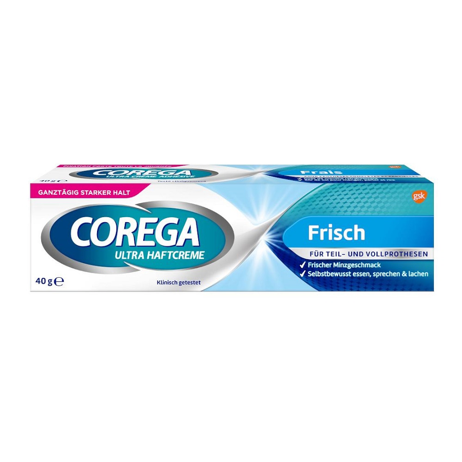 Corega Respiratie Proaspata Cr. Adez. X 40G