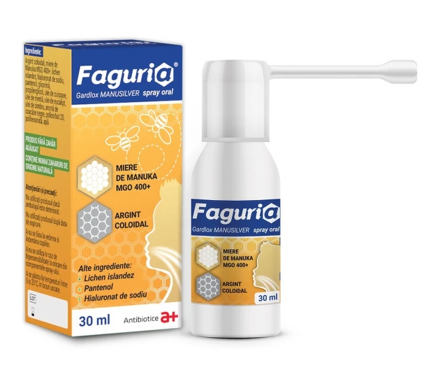 Faguria Gardlox Manusilver Spray Oral 30ml ATB