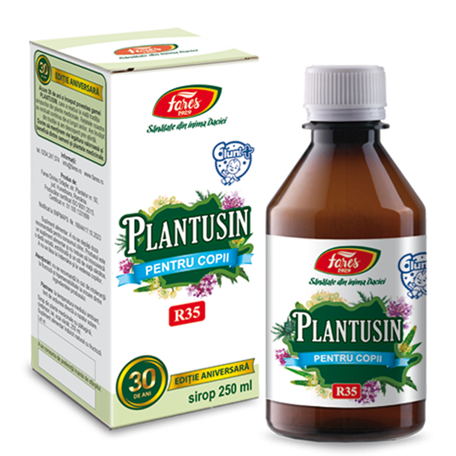Fares Plantusin Sirop Copii  R35 X  250Ml