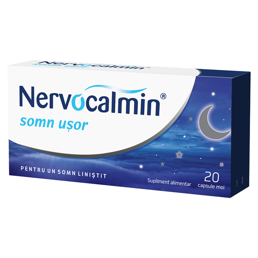Nervocalmin Somn Usor x 20 capsule moi