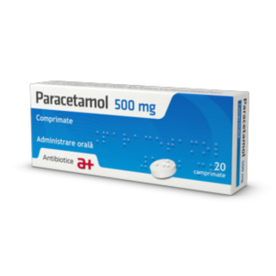 Paracetamol 500Mg X 20Cp Antibiotice