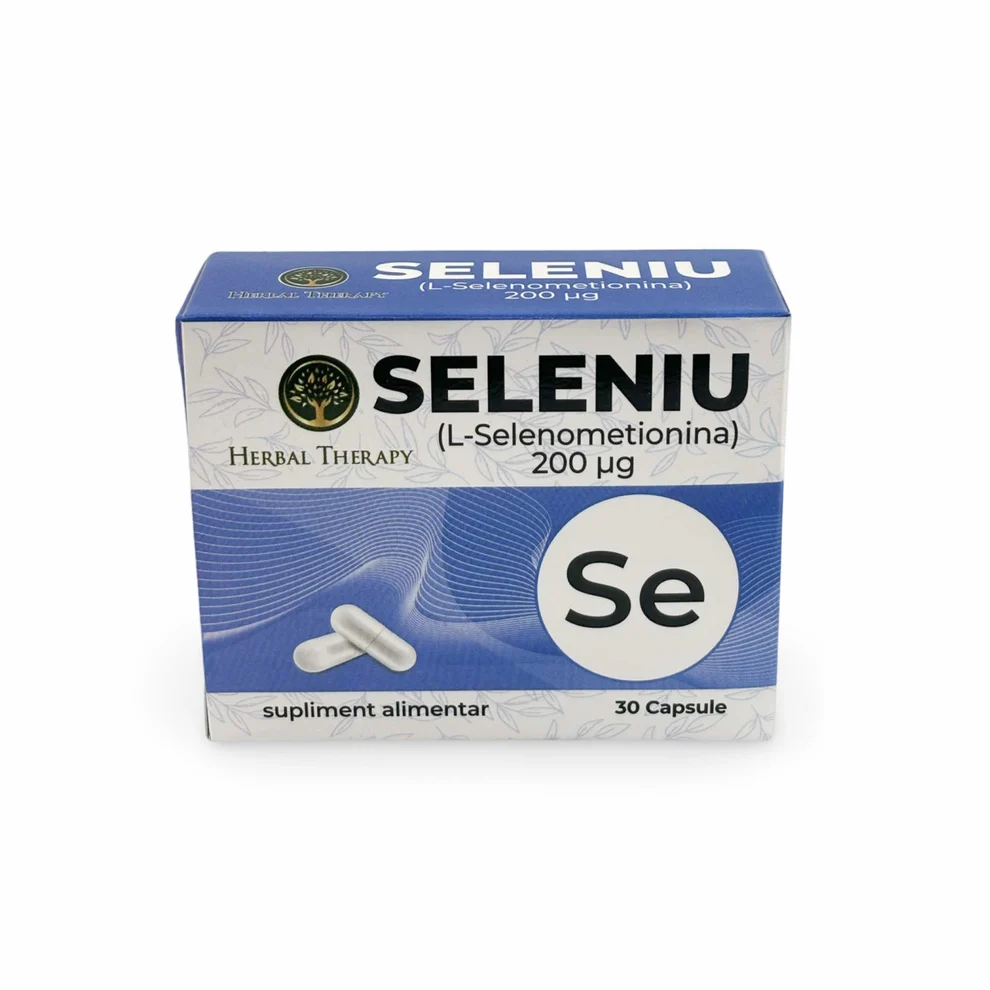 Seleniu 200 g x 30 capsule, Herbal Therapy