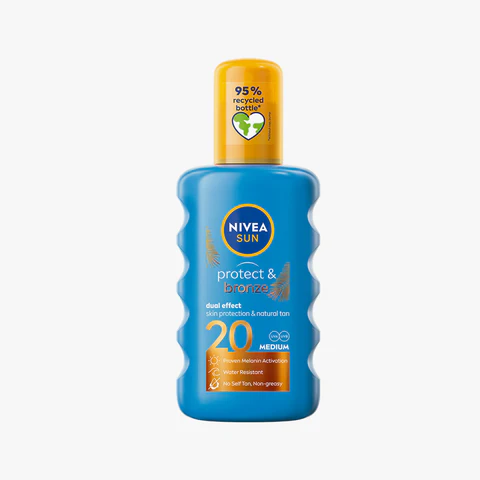 Nivea Spray Protect&Bronze Spf 20 X 200Ml