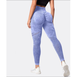 Colanti Yoga Washed-out, culoare Albastru deschis, marime L Colanti Yoga Washed-out, culoare Albastru deschis, marime L