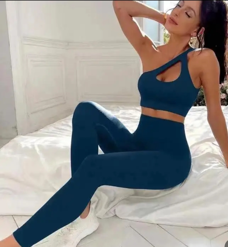 Bustiera Ribbed Navy Blue, marime L