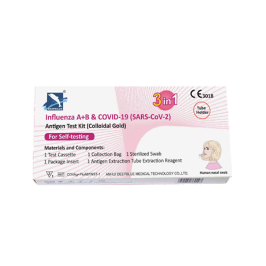 Test Rapid Antigen Combo 3 in 1 Deep Blue X 1 Buc