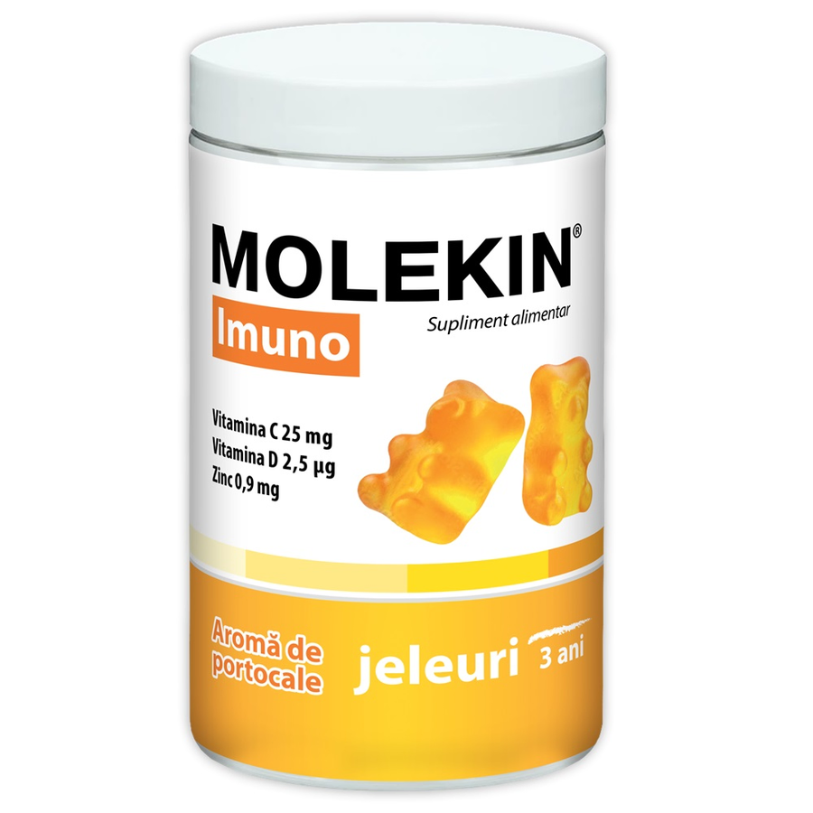 Zdrovit Molekin Imuno 3 Ani X 60 Jeleuri Gumate Cu Aroma De Portocale