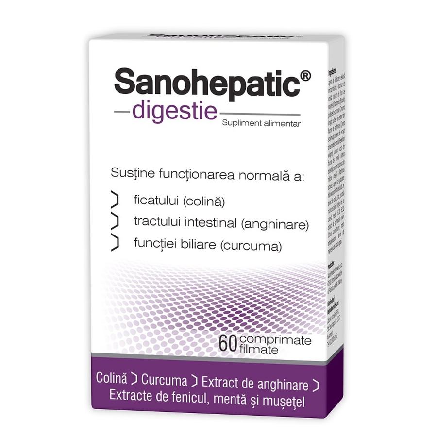 Zdrovit Sanohepatic Digestie  X 60Cpr
