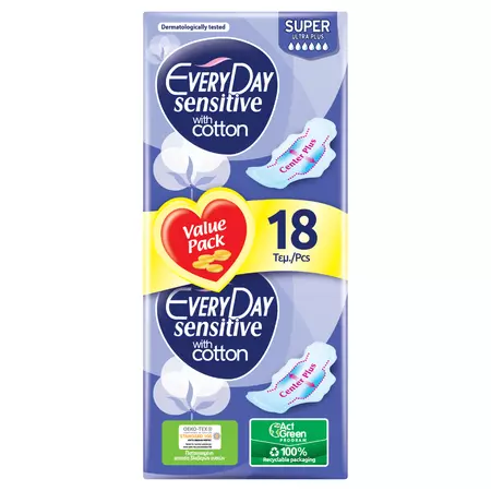 Everyday Sensitive Super absorbante x 18 bucati