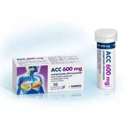 Acc 600 mg x 10 comprimate efervescente  Acc 600 mg x 10 comprimate efervescente