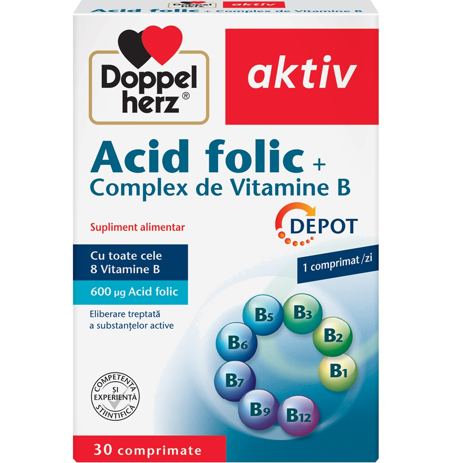 Doppel Herz B Complex+Acid Folic-Cpr. X 30
