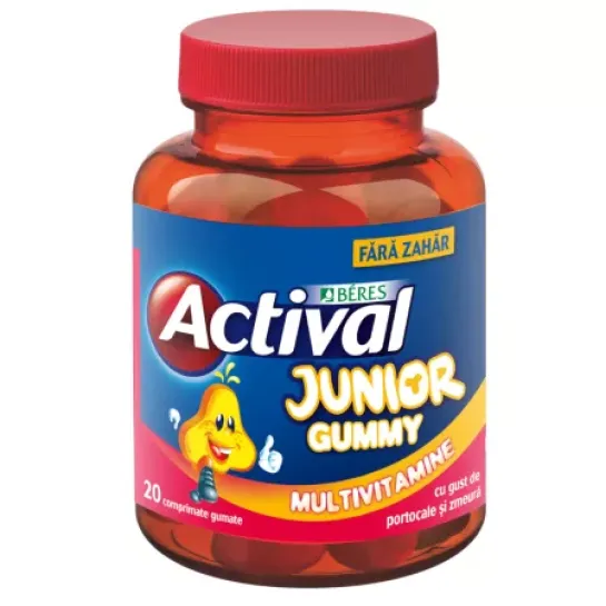 Actival Junior Gummy x 20 comprimate gumate, Beres Actival Junior Gummy x 20 comprimate gumate, Beres