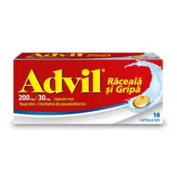Advil raceala si gripa x 10 capsule moi Advil raceala si gripa x 10 capsule moi