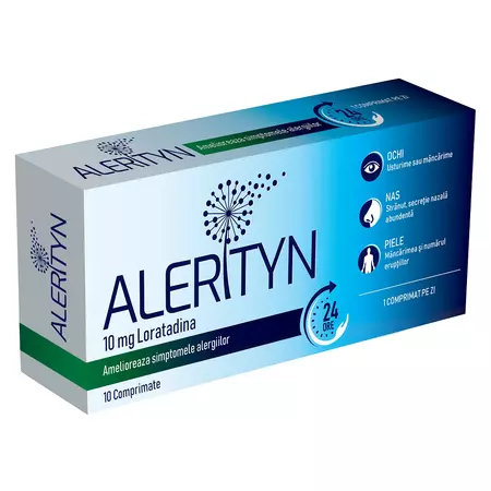 Alerityn 10 mg x 10 comprimate Alerityn 10 mg x 10 comprimate