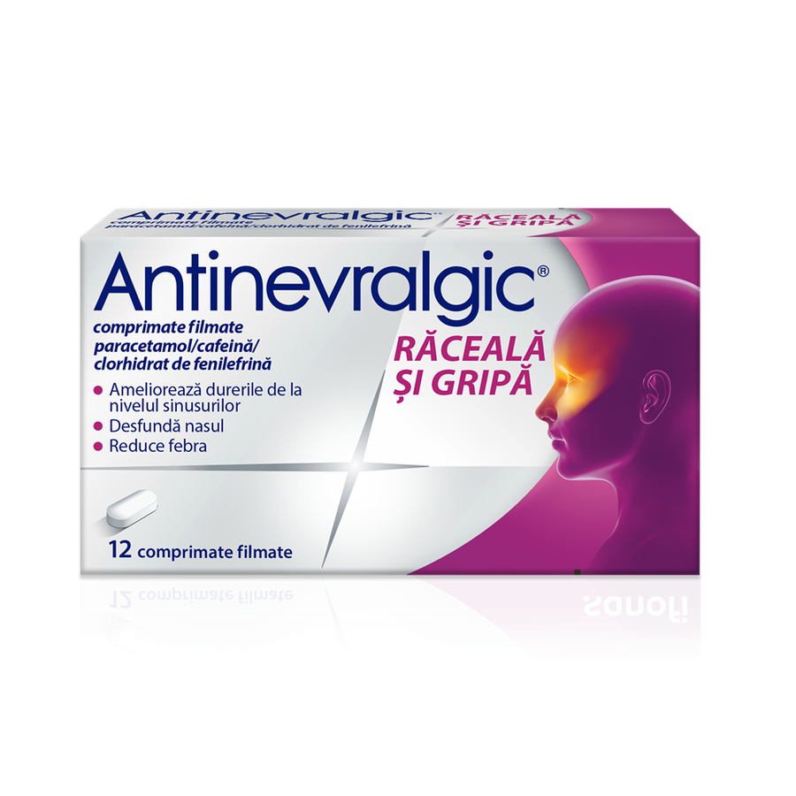 ANTINEVRALGIC RACEALA SI GRIPA X 12 CP FILM