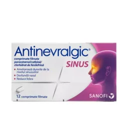 Antinevralgic Sinus x 12 comprimate filmate Antinevralgic Sinus x 12 comprimate filmate