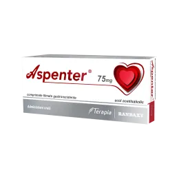 Aspenter 75 mg x 28 comprimate filmate Aspenter 75 mg x 28 comprimate filmate