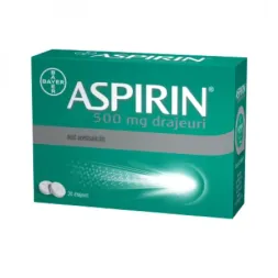 Aspirin 500 mg x 20 comprimate filmate, Bayer  Aspirin 500 mg x 20 comprimate filmate, Bayer