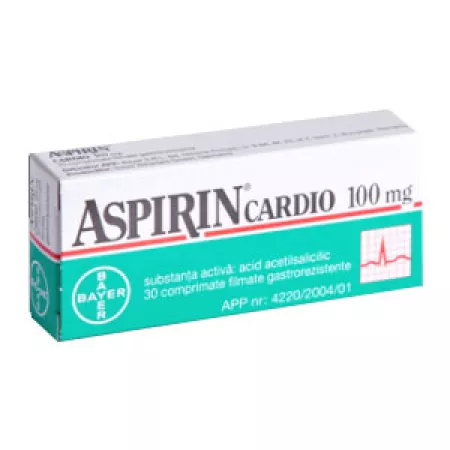 Aspirin Cardio 100Mg X 30 Cp Film Gastrorez