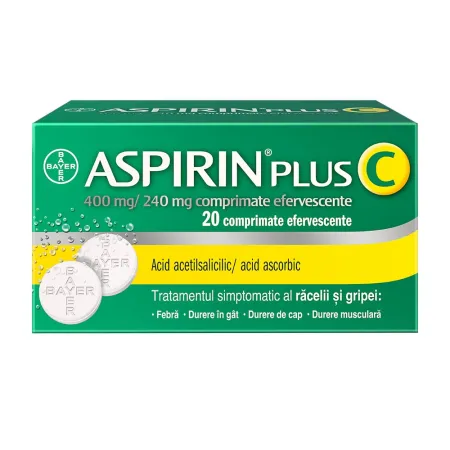 Aspirin Plus C 400Mg X 20Cpr Eff