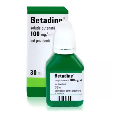 Betadine solutie 10% x 30 ml