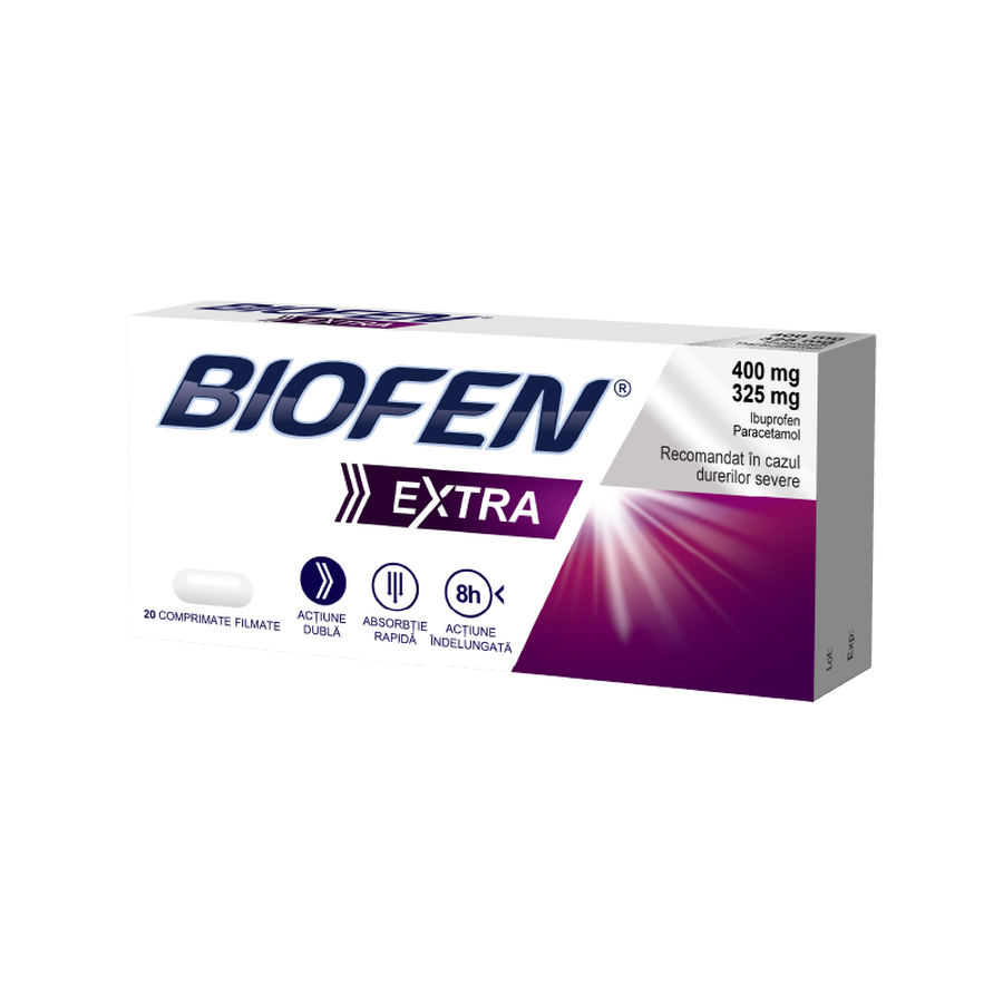 Biofen Extra 400 mg/325 mg X 20 Compr Film