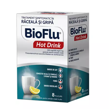 Bioflu Hot Drink x 8 Plic