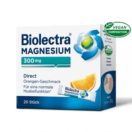Biolectra Magneziu Direct Lemon 300 mg x 20 plicuri