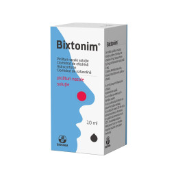 Bixtonim picaturi nazale solutie x 10 ml, Biofarm