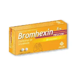 Bromhexim 8 mg x 20 comprimate, Helcor Bromhexim 8 mg x 20 comprimate, Helcor