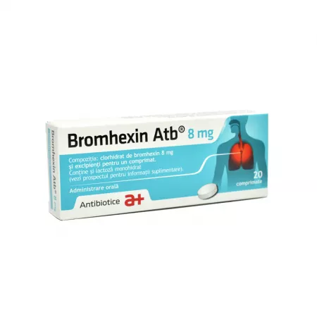Bromhexin 8Mg X 20Cp Antibiotice