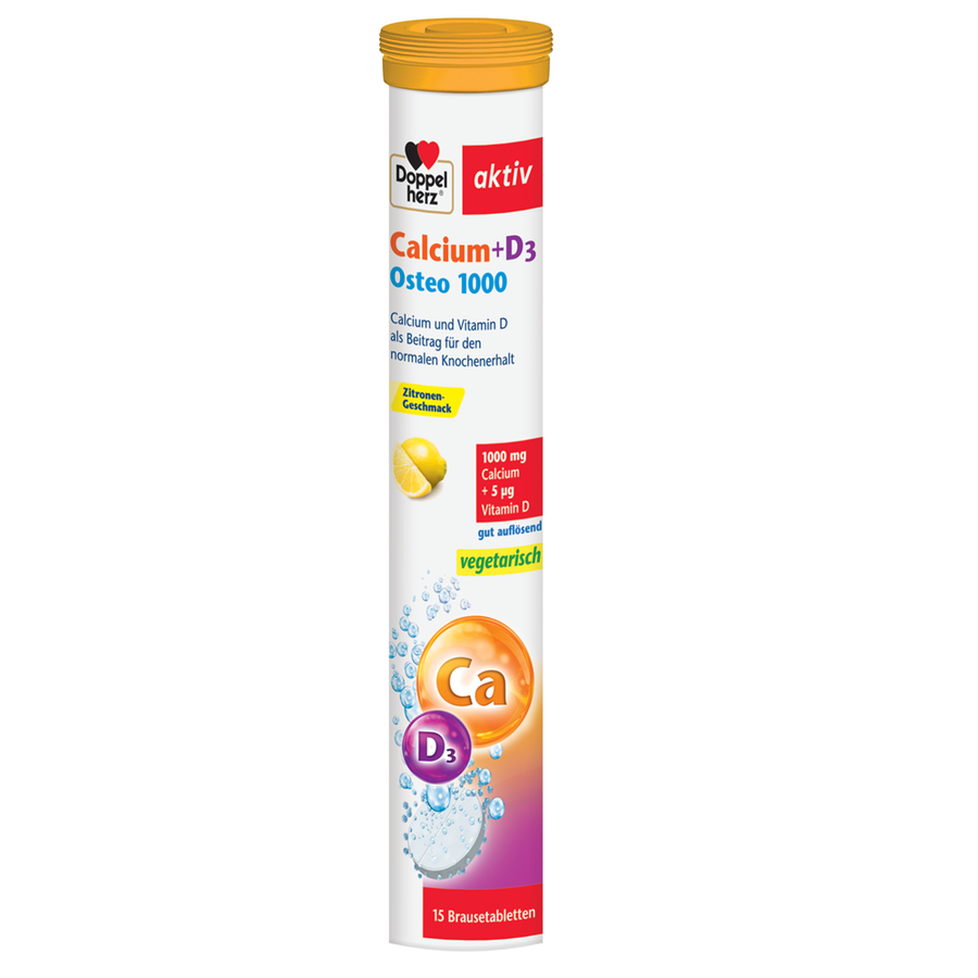Doppel Herz Aktiv Calciu + D3 Osteo 1000Mg X 15Cp Eff