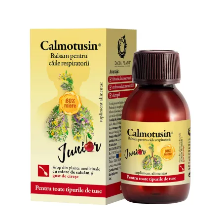 Calmotusin Junior sirop cu aroma de Cirese x 100 ml