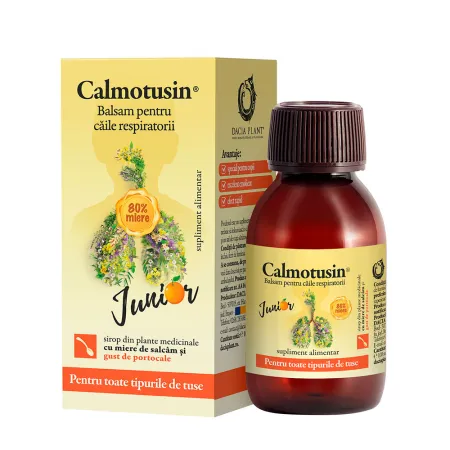 Calmotusin Junior sirop cu aroma de Portocale x 100 ml