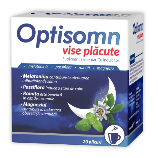 Zdrovit Optisomn Ceai Vise Placute X 20Pl