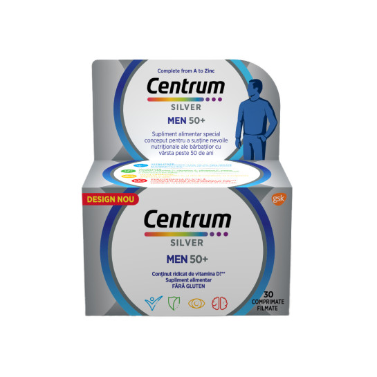 Centrum Silver 50+ pentru barbati x 30 capsule