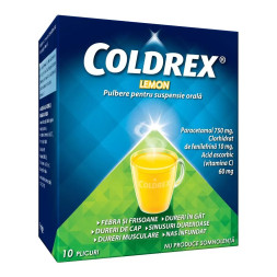 Coldrex Lemon x 10 plicuri Coldrex Lemon x 10 plicuri