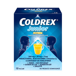 Coldrex Hotrem Junior x 10 plicuri Coldrex Hotrem Junior x 10 plicuri