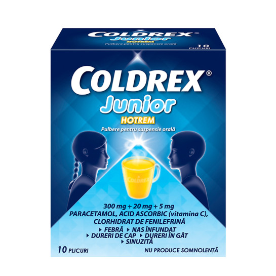 Coldrex Hotrem Junior x 10 plicuri