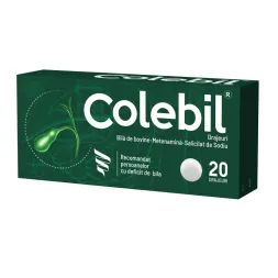 Colebil x 20 drajeuri, Biofarm Colebil x 20 drajeuri, Biofarm
